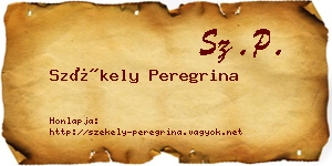 Székely Peregrina névjegykártya